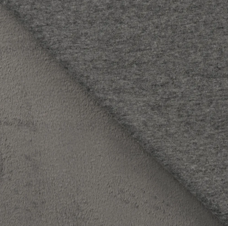 Jogging 068 mgrå melerad dubbelsidig