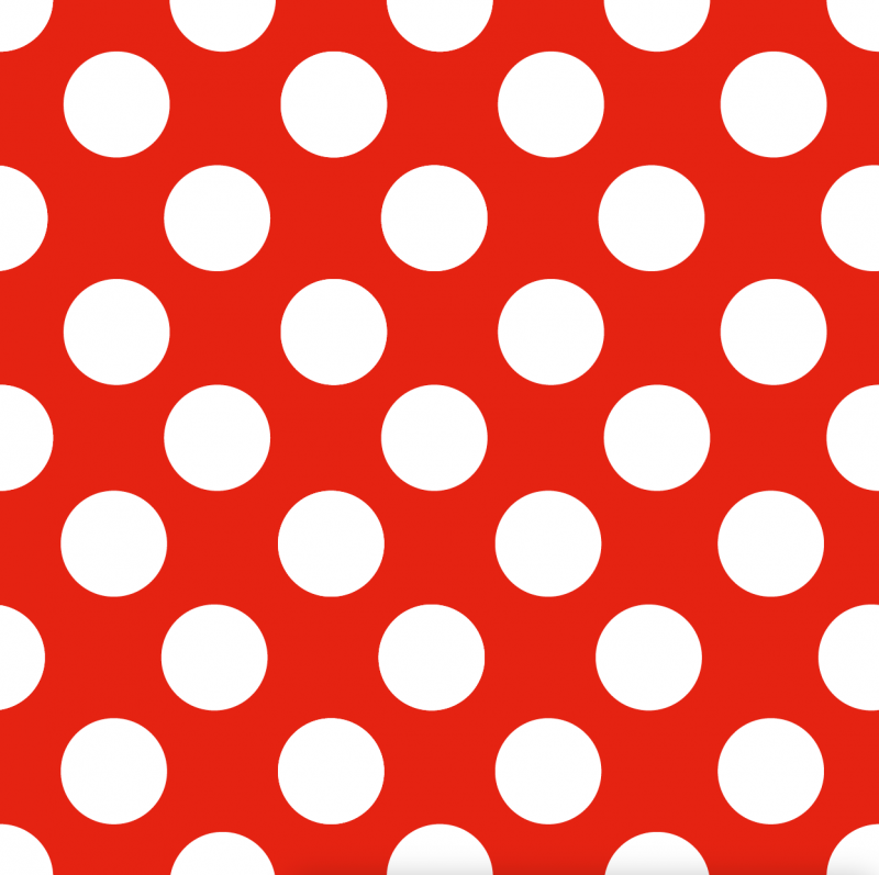 Pricken stor vit röd