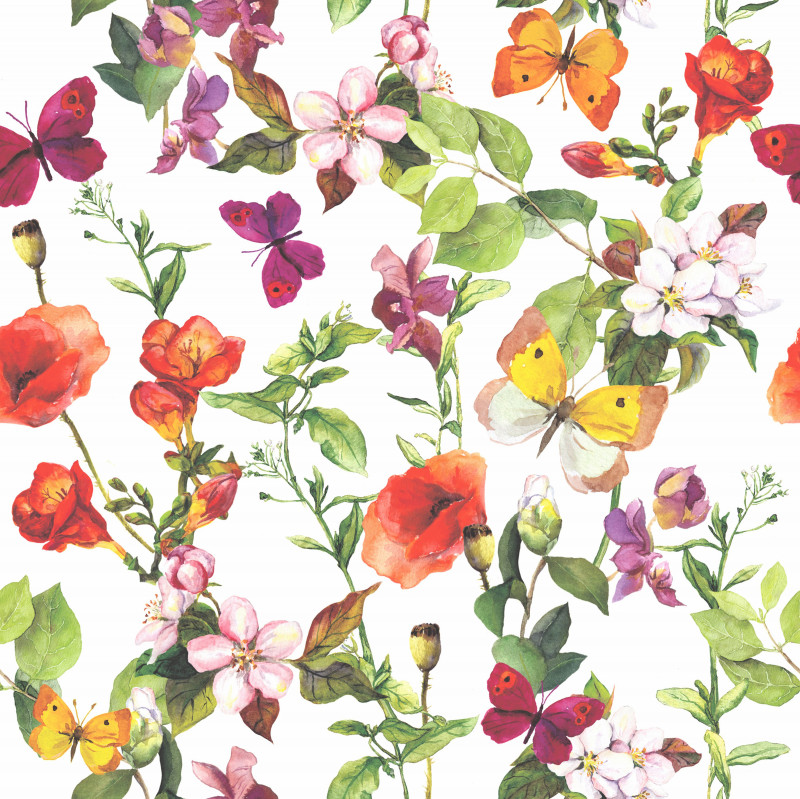 Mönstrad markisväv Tuscany röd