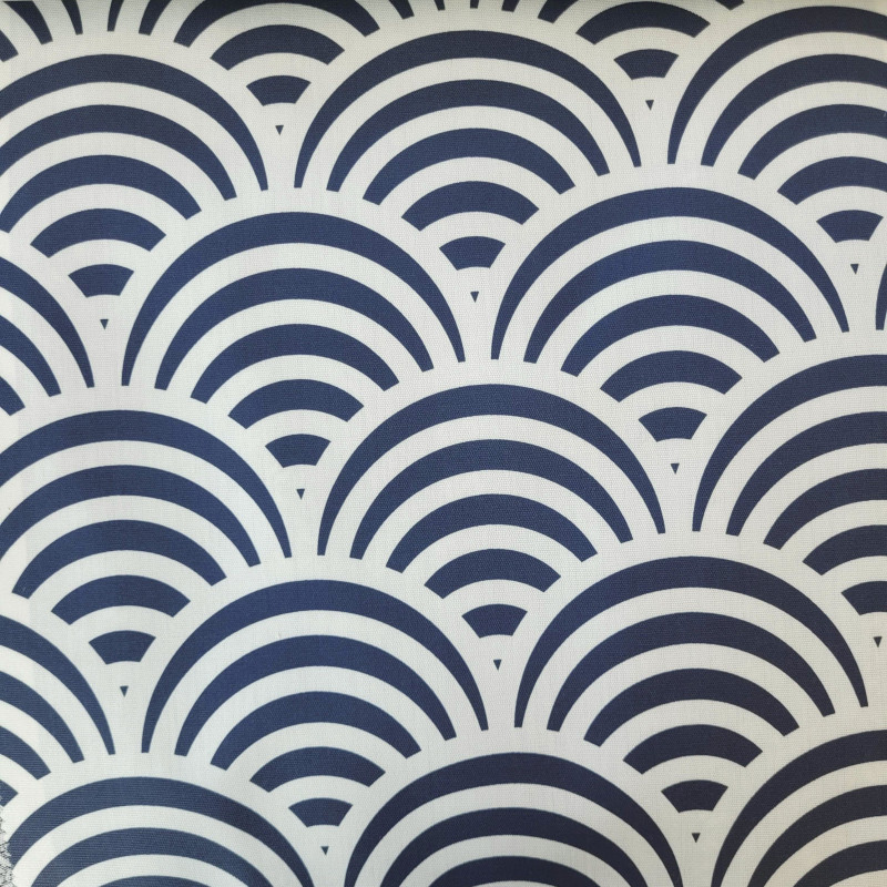 Mönstrad markisväv Nami marin