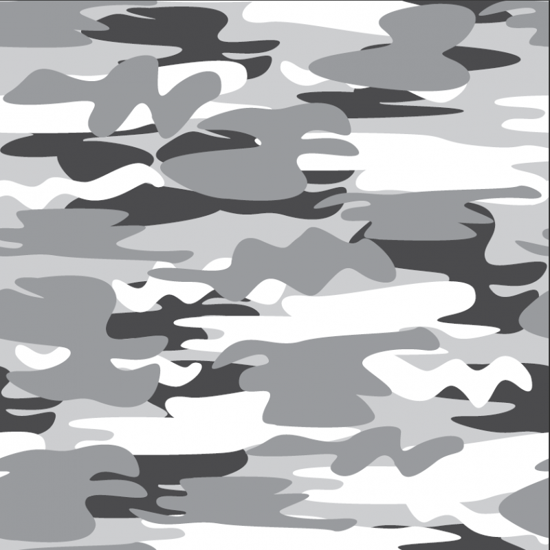 Kamouflage svart vit