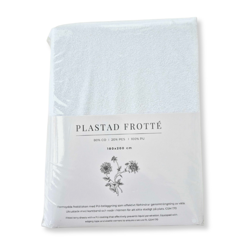 Plastad frotte 180 x 200 cm
