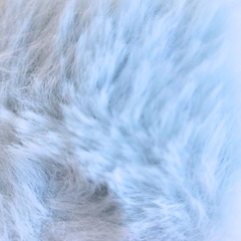 Päls Björn ljusblå
