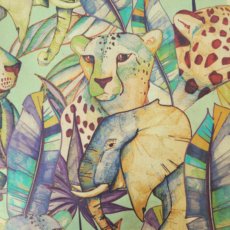 Mönstrad markisväv leoprad dag