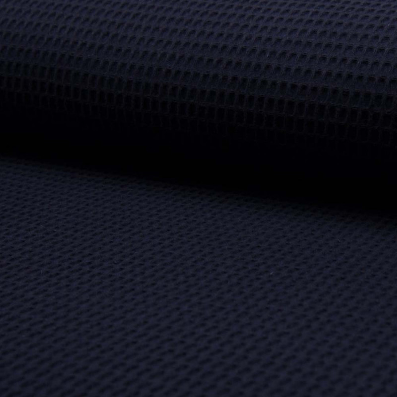 Våffeltyg navy