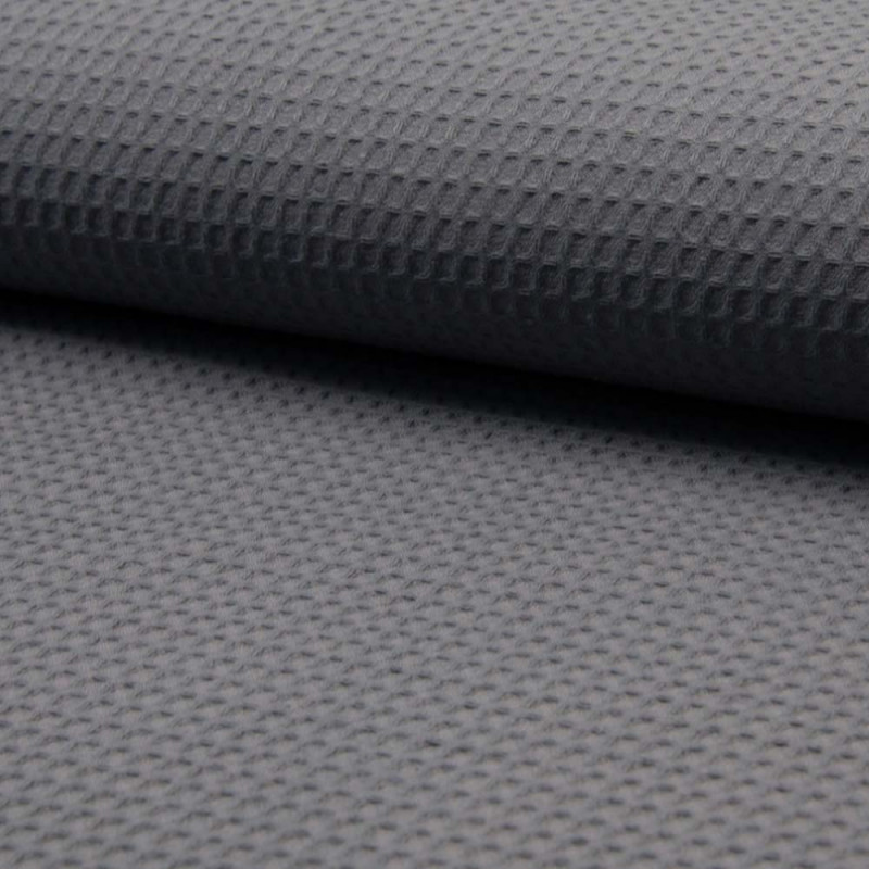 Våffeltyg grå