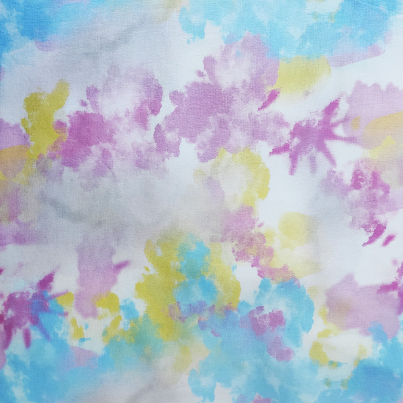 Jogging tie dye rose blur
