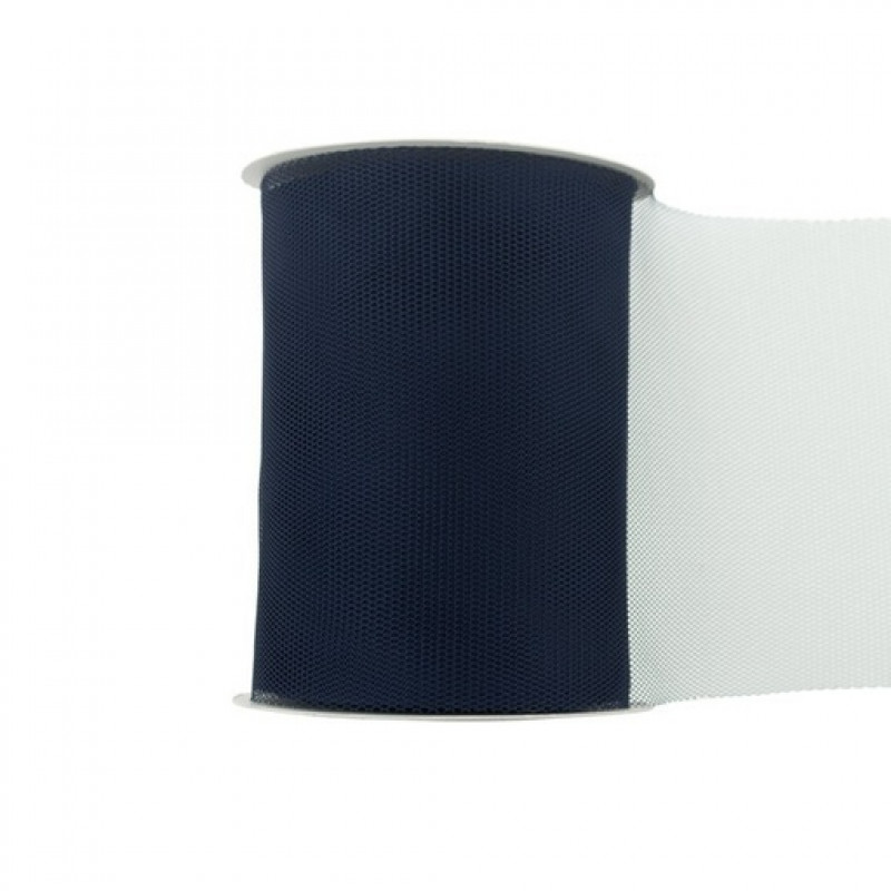 Tyll på rulle 10 cm mörkblå