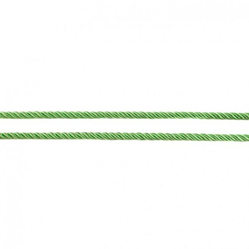 Twistat snöre 0,5 cm lime