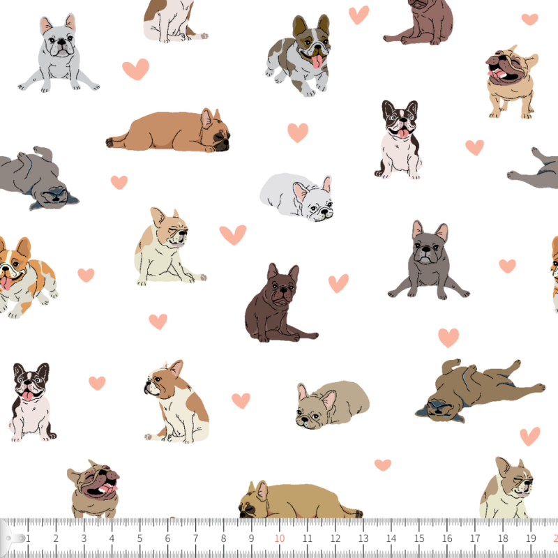 Love fralla vit hjärtan