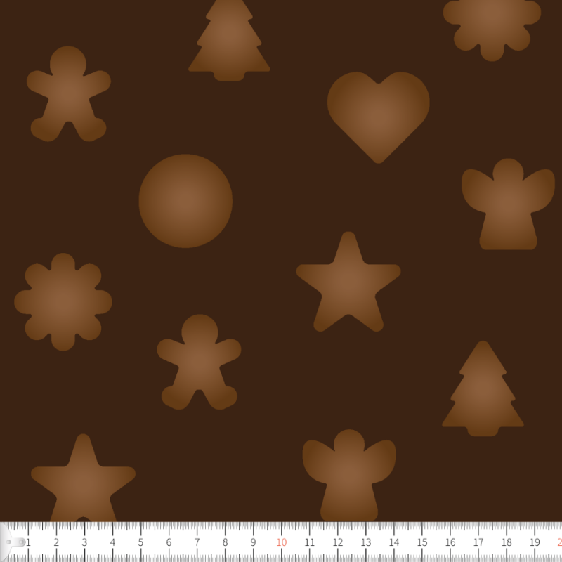 Pepparkakor mini brun