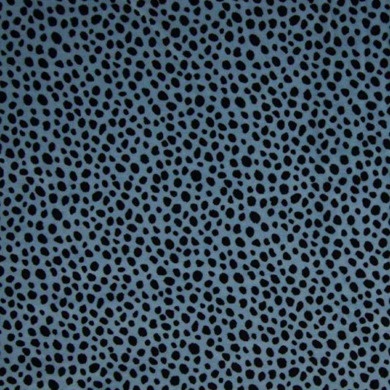 Velour prick dusty blue