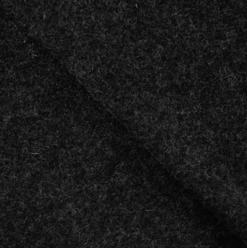Kokt ull mörkgrå melerad 568