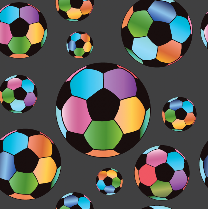 Färgglada bollar grå