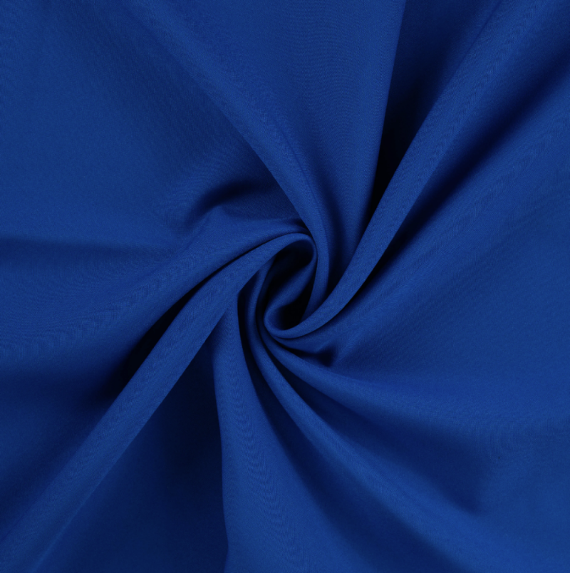 Bi-stretch dekor flamskyddad 280 cm blå