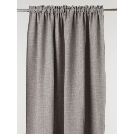 Gardinlängd Gry 2 pack grå mörkläggning