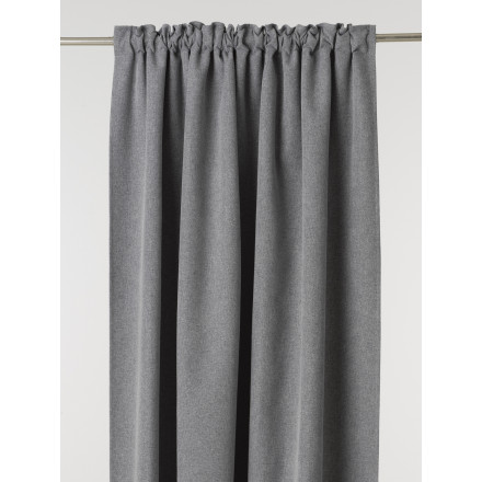Gardinlängd Liv 2 pack grå mörkläggning