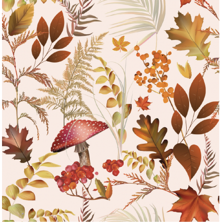 Rönnbär höst ljusrosa