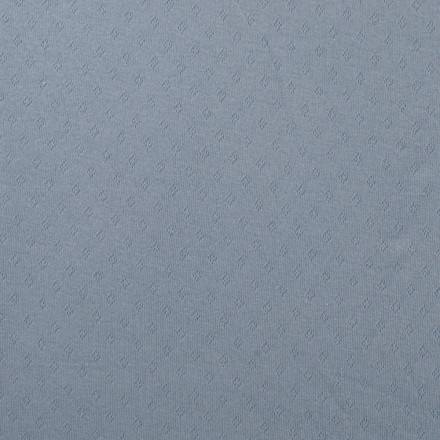 Trikå med hålmönster dusty blue