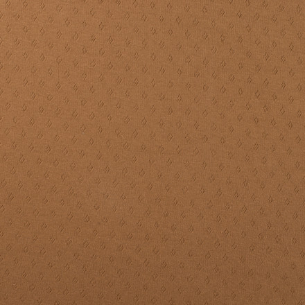 Trikå med hålmönster caramell