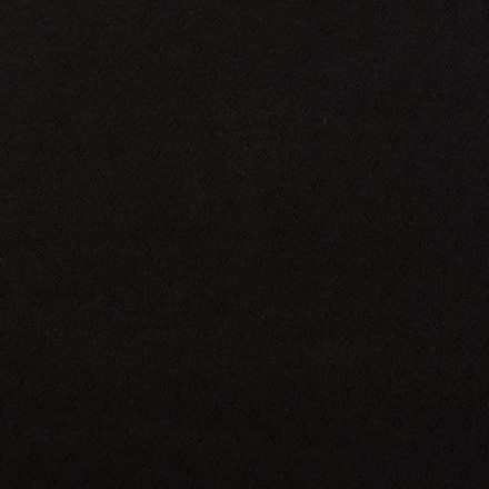 Trikå med hålmönster svart