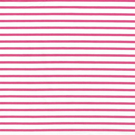 Smal 1/10 vit/cerise rand eko