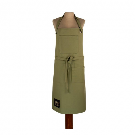 Förkläde canvas grön