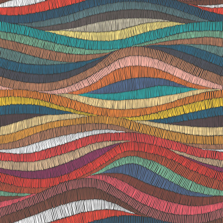 Mönstrad markisväv Kenya