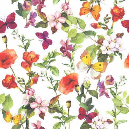 Mönstrad markisväv Tuscany röd