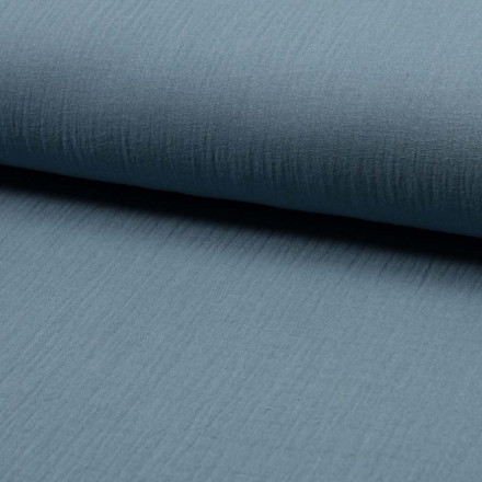 Muslintyg dusty blue