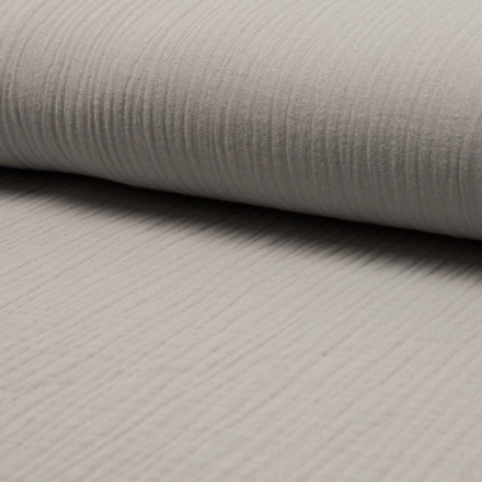 Muslintyg silver grey