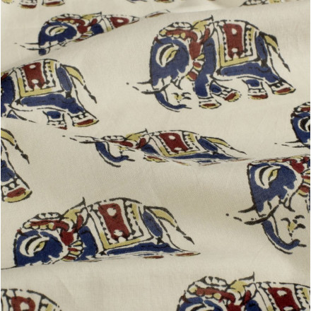 Voile elefant beige 23357