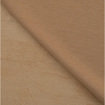 Jogging 053 caramel uni dubbelsidig