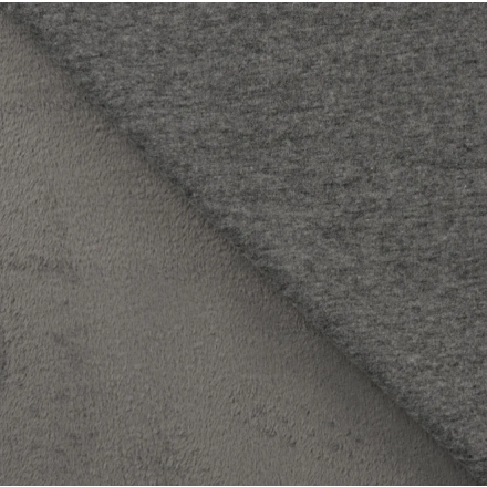 Jogging 068 mgrå melerad dubbelsidig