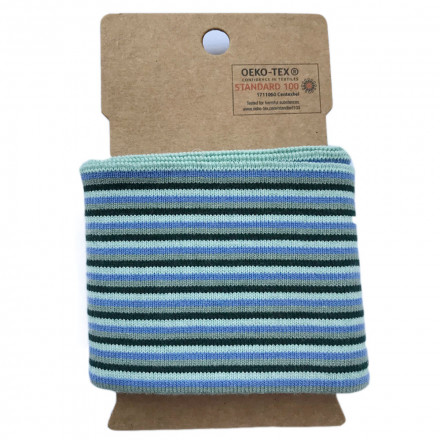 Muddband multirand blå