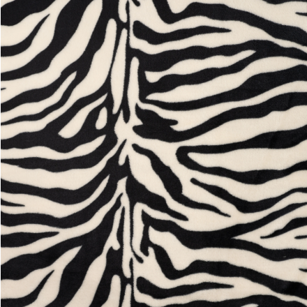 Fleece zebra