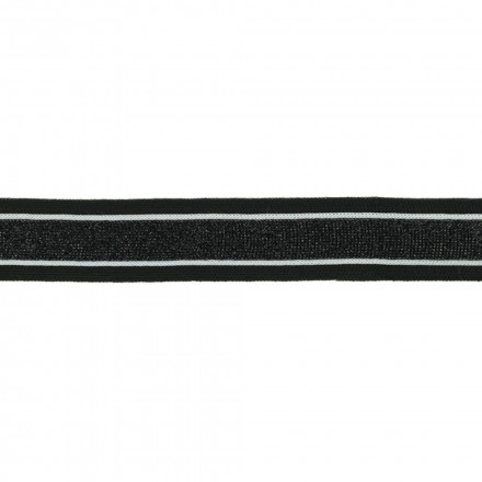 Flerfärgat band svart vit svart