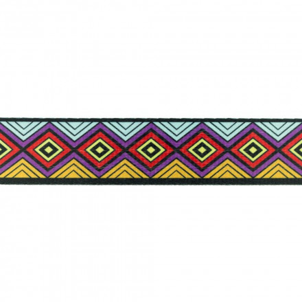 Vävt band Deco Check