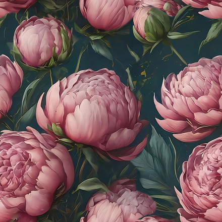 Dark peonies