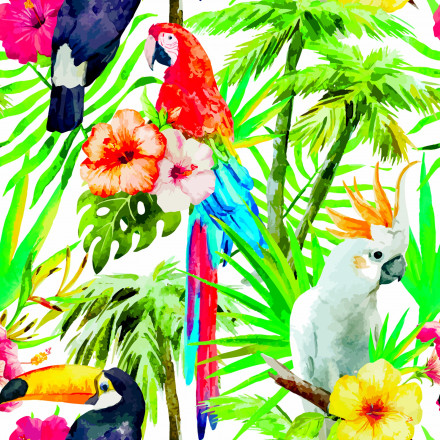 Mönstrad markisväv Rio