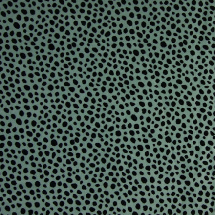 Velour prick dusty green