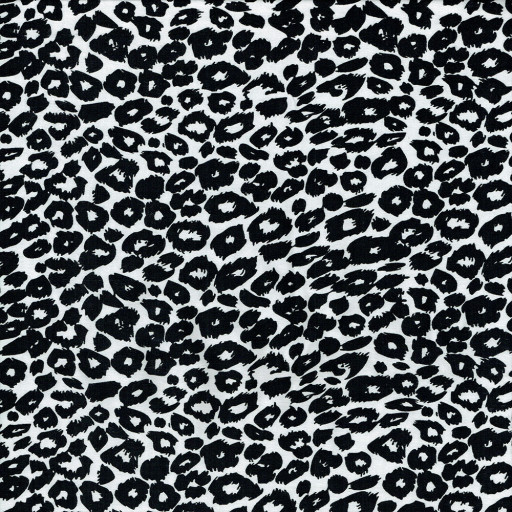 Jogging digi Leopard svart vit