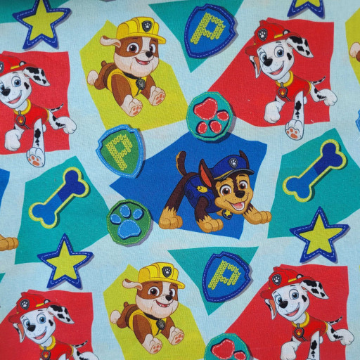 Bomullsväv Paw Patrol