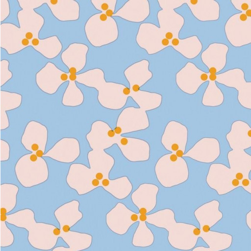 Vaxduk poppy baby blue