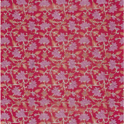 Voile blomma rosa 23384