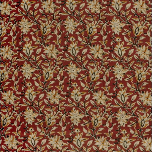 Voile blomma röd 23381