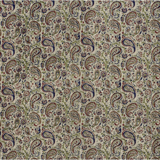 Voile paisley beige 23358