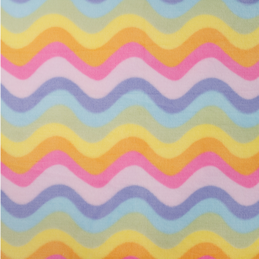 Fleece zig zag