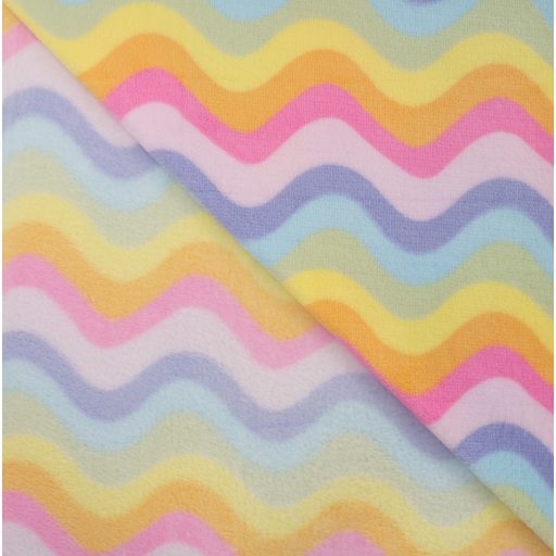 Fleece zig zag