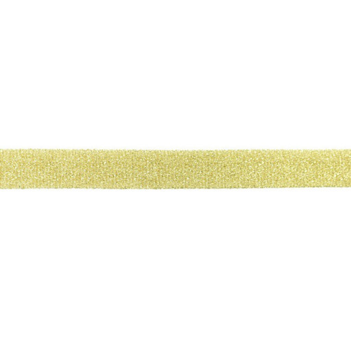 Bias glitterband 2 cm ljus guld
